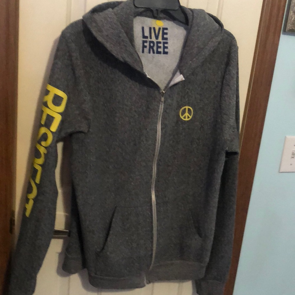 Full zip hoodie size Large from Live Free
